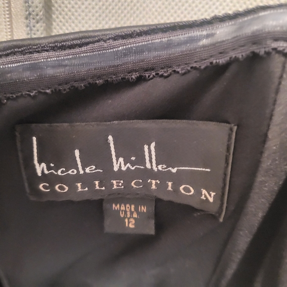 NICOLE MILER BLACK DRESS - Picture 4 of 4